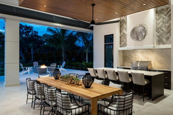 5063 Groveland Terrace Naples-large-028-036-Outdoor Kitchen dusk new-1334x1000-72dpi